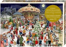 Coppenrath Puzzle-Adventskalender - Nostalgischer Weihnachtsmarkt 2026