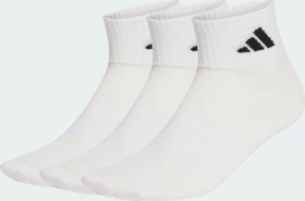 adidas Thin and Light Ankle Socken weiß/schwarz, 3 Paare