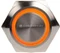 DimasTech Drucktaster silber, orange beleuchtet Vorschaubild