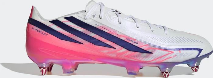 adidas F50 Hyperfast Elite SG cloud white/solar purple/solar turbo