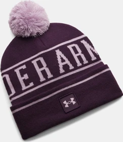 Under Armour Halftime mit Bommel Mütze purple echo/mauve pink (Herren)
