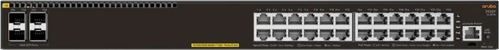 HPE Aruba 2930F 24G Rackmount Gigabit Managed Switch, 24x RJ-45, 4x SFP, 370W PoE+