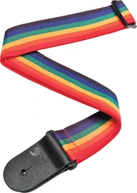 D'Addario Polypro Guitar Strap Rainbow