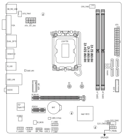 GIGABYTE H610M S2 V2 (Intel 1700)