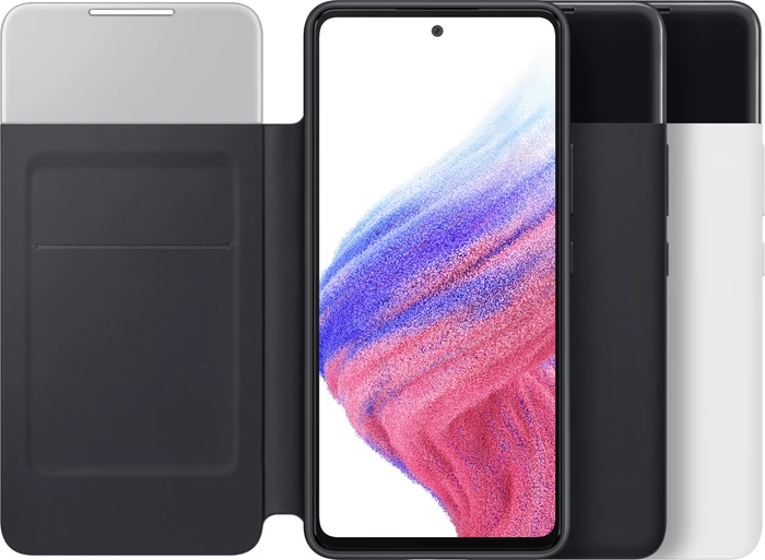 Samsung S-View Wallet Cover für Galaxy A53 5G schwarz