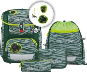 Step by Step Circle Jungle Cat Chiko Schulrucksack-Set, 5-tlg.