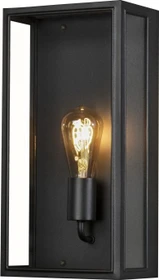 Konstsmide Carpi 20.5cm Wandleuchte 1-flammig schwarz