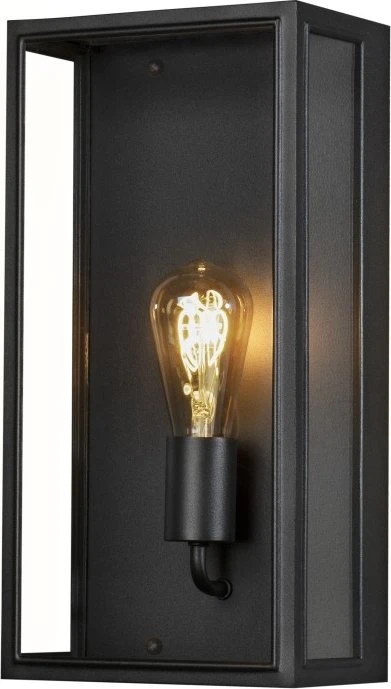 Konstsmide Carpi 20.5cm Wandleuchte 1-flammig schwarz