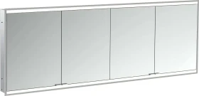 Emco Prime 2 Facelift LED-Lichtspiegelschrank 200cm mit 4 Türen, Unterputzmodell