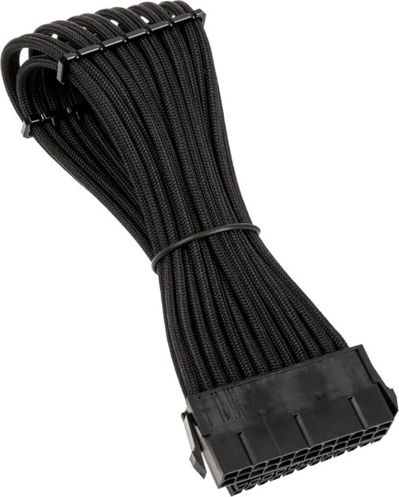 BitFenix Alchemy 24-Pin ATX Verlängerung 30cm, sleeved schwarz