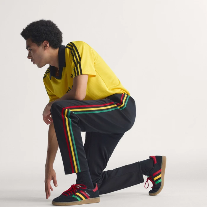 adidas Jamaika x Bob Marley Originals Trainingshose lang schwarz (Herren)