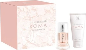 Laura Biagiotti Roma Fiori Bianchi EdT 25ml + Body Lotion 50ml Duftset