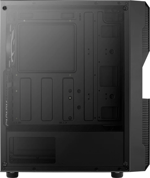 AeroCool Menace Saturn FRGB, Glasfenster