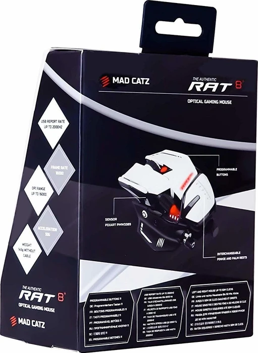 MadCatz R.A.T. 8+, weiß, USB