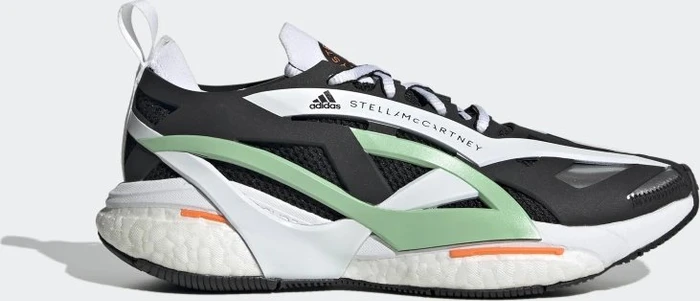 adidas Solar Glide core black/cloud white/bliss green (Damen)