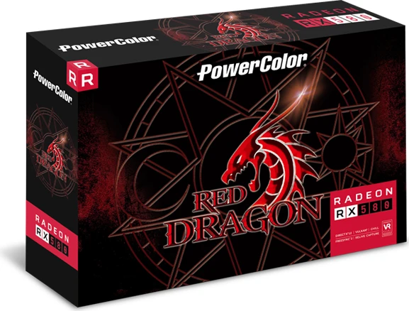 PowerColor Red Dragon Radeon RX 580 V2 DHD, 8GB GDDR5, DVI, HDMI, DP