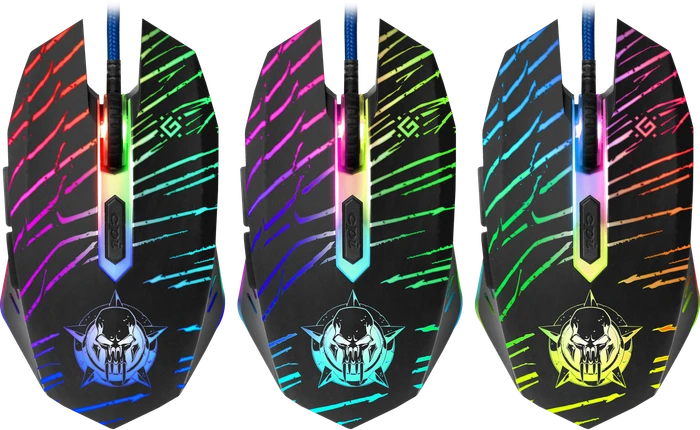 Defender Dark Agent GM-590L RGB Gaming Mouse schwarz, USB