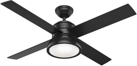Hunter Loki Deckenventilator eiche/mattschwarz