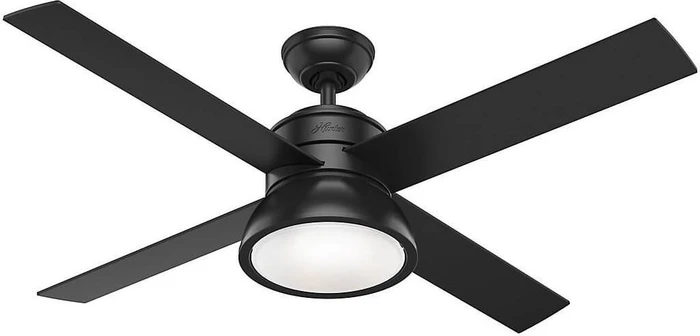 Hunter Loki Deckenventilator eiche/mattschwarz