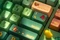 8BitDo Retro 87 Mechanical Keyboard, Forest Wonder, grün, Core Green Tactile, USB/Bluetooth, US Vorschaubild