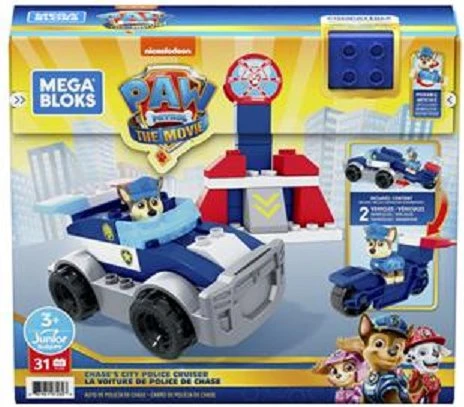 Mattel Mega Bloks Paw Patrol Chases Polizeifahrzeug