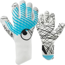 uhlsport FM Cybertec Ultragrip SC Torwarthandschuhe white/cyber blue/black