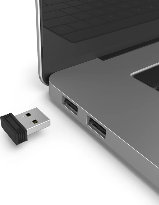 Hama MW-600 Optische Funkmaus Dual-Modus mit USB-C/USB-A schwarz, USB