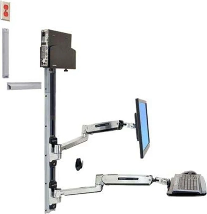 Ergotron LX Sitz-Steh-Wandmontage