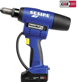 Gesipa PowerBird Pro Gold Edition CAS Akku-Blindniet-Setzgerät inkl. L-Boxx + Akku 2.0Ah