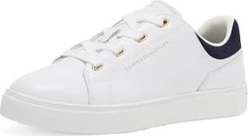 Tommy Hilfiger Casual Cupsole Leather white/space blue (Damen)