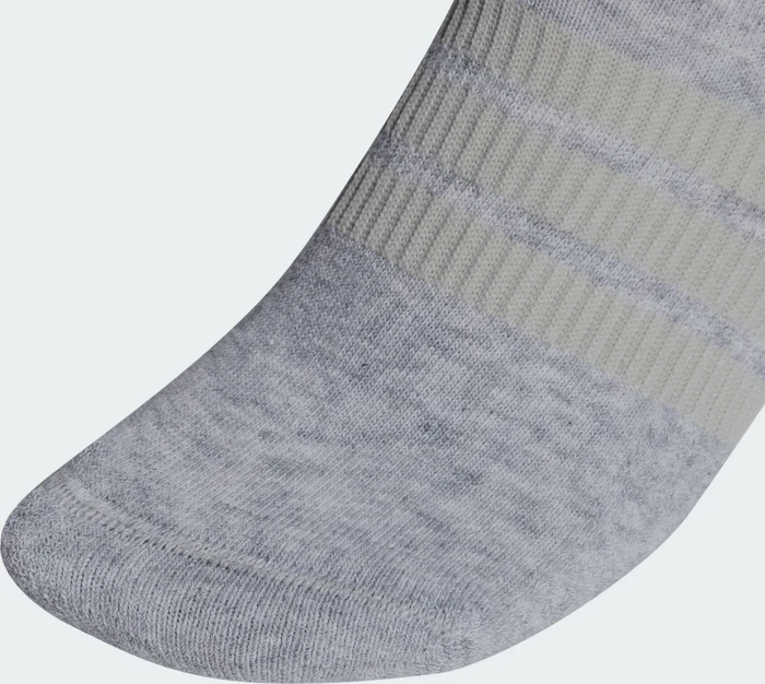 adidas Cushioned Sportswear Ankle Socken medium grey heather/white/black, 3 Paare