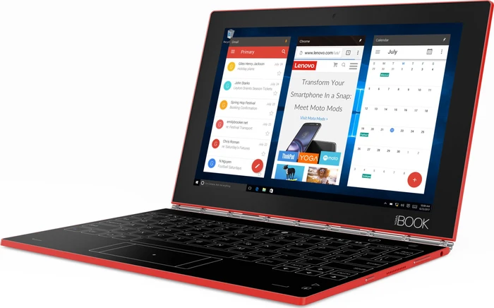 Lenovo Yoga Book Windows YB1-X91L, rot, 128GB