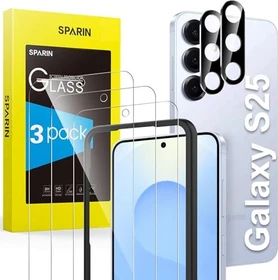 Sparin Panzerglas für Samsung Galaxy S25, 3er-Pack