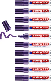 edding 500 Permanentmarker violett, 10er-Pack