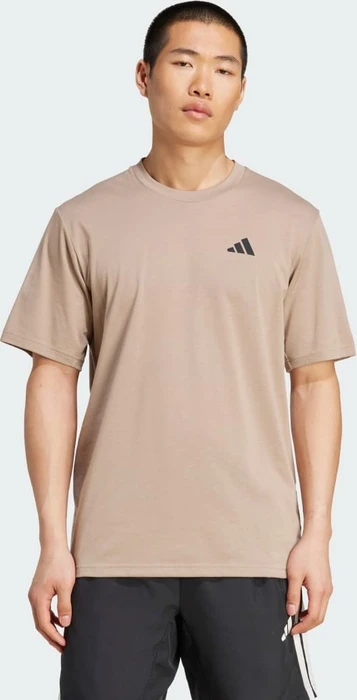 adidas Train Essentials Feelready Laufshirt kurzarm chalky brown/black (Herren)