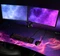 Arozzi Arena Gaming Desk Schreibtisch 160x82cm Purple Galaxy Vorschaubild