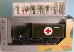 Herpa Iveco Trakker 6x6 Container-LKW Bundeswehr