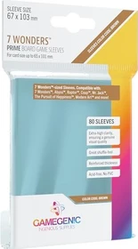 Gamegenic Prime Board Game Sleeves Brown transparent, 80 Stück