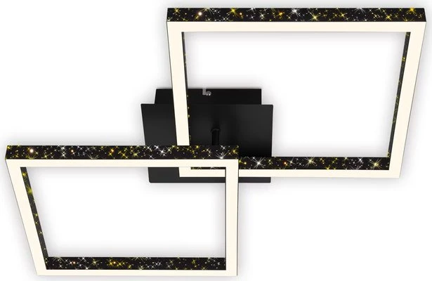 Briloner Frame LED Deckenleuchte 20W 52cm schwarz