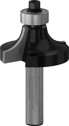Bosch Professional Standard for Wood Abrundfräser, (R1)10x16.5x57mm, 1 Stück