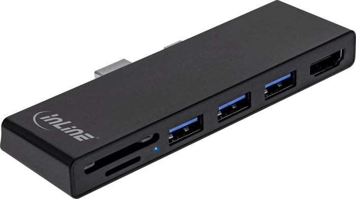 InLine Multihub für Surface Pro 4/5/6, Mini DisplayPort [Stecker], USB-A 3.0 [Stecker]