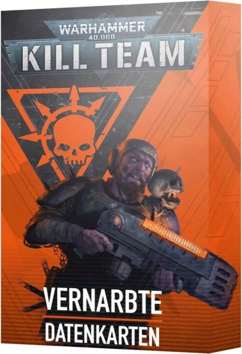 Games Workshop Warhammer 40.000 Kill Team: Datenkarten Vernarbte