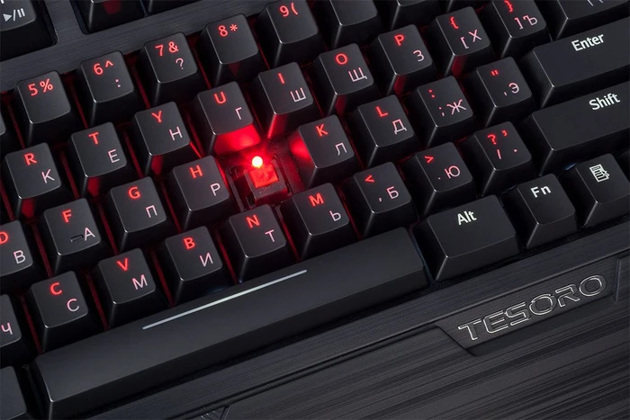 Tesoro Durandal Ultimate G1NL, MX BLUE, USB, DE