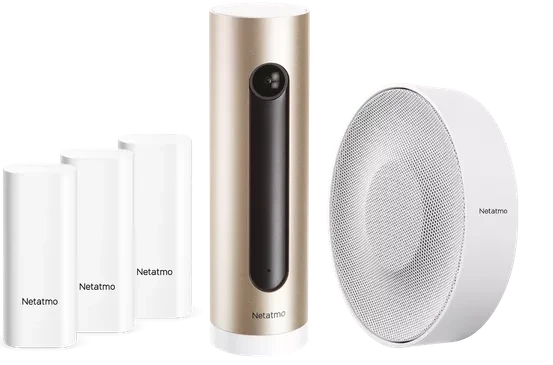 Netatmo Smarte Alarmanlage mit Kamera, Set