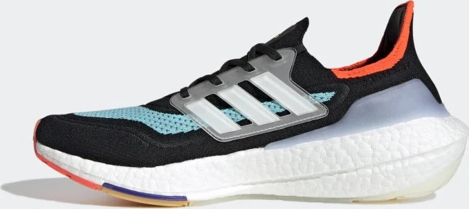 adidas Ultraboost 21 core black/cloud white/pulse aqua (Herren)