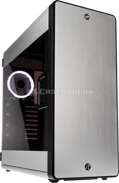 Raijintek Asterion Plus, silber, Acrylfenster