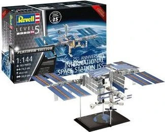 Revell Geschenkset 25th Anniversary ISS Platinum Edition