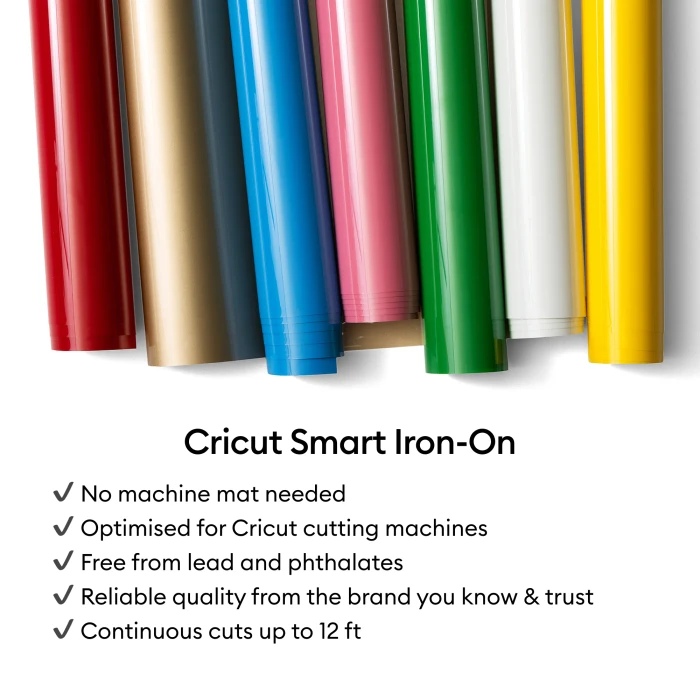 Cricut Smart Iron-On Bügelfolie silber, 33x91.4cm