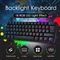 RK Royal Kludge RK61 60% Wireless, schwarz, LEDs RGB, Gateron RED, USB/Bluetooth, DE Vorschaubild