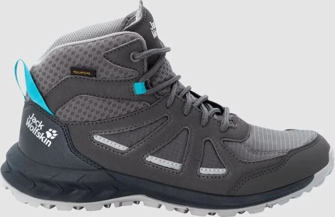 Jack Wolfskin Woodland 2 Texapore Mid grey/light blue (Damen)
